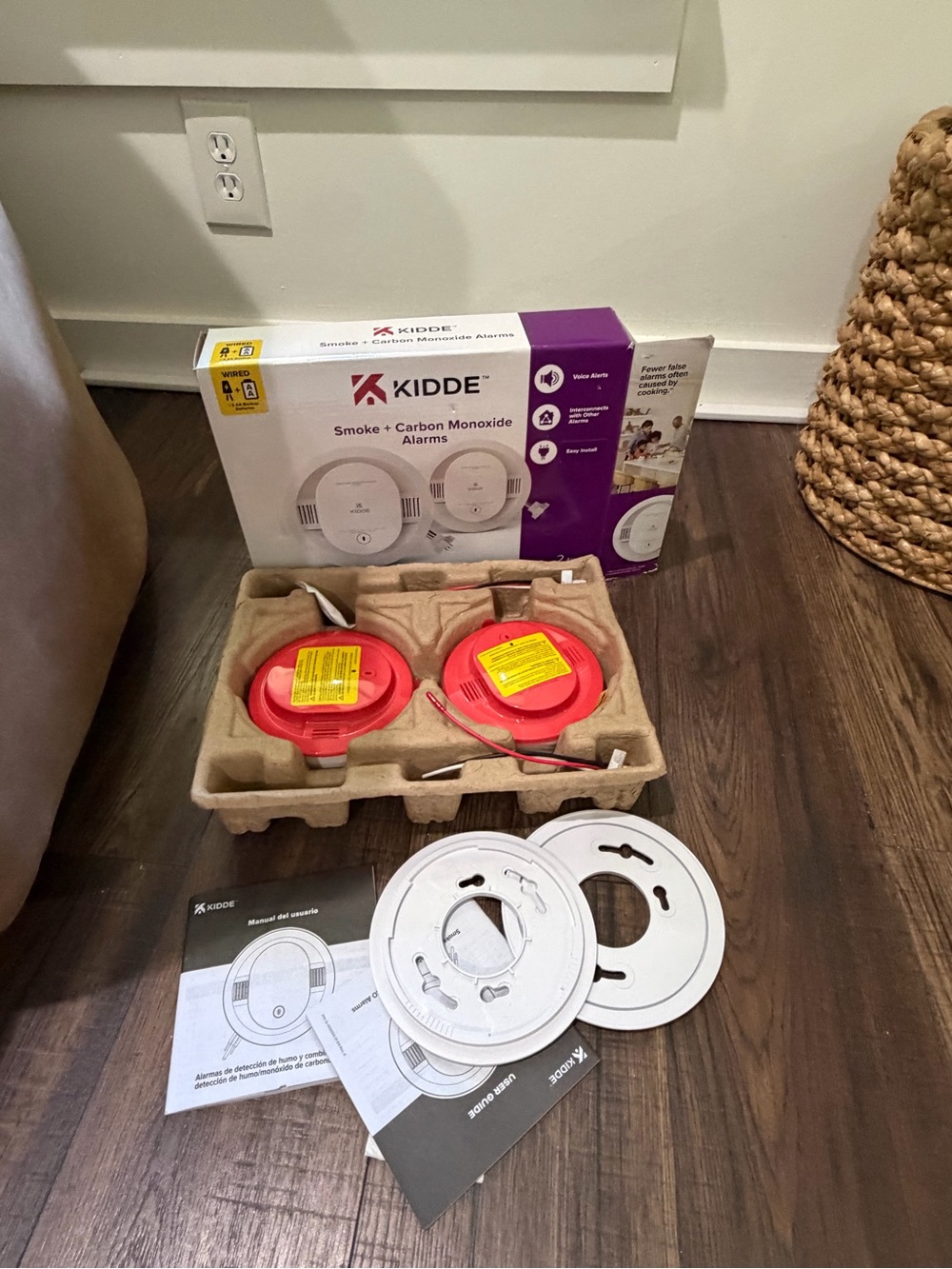 Kidde 30CUD10-V Smoke & Carbon Monoxide Alarm 10-Year Battery 2-Pack NEW Wired